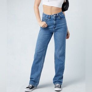 PacSun Women's Straight Leg Blue Jeans